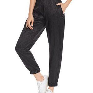 NWOT WAYF Fremont Leopard Jacquard Jogger Pants